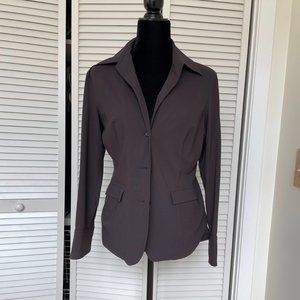Brown Unlined Shirt-style Jacket